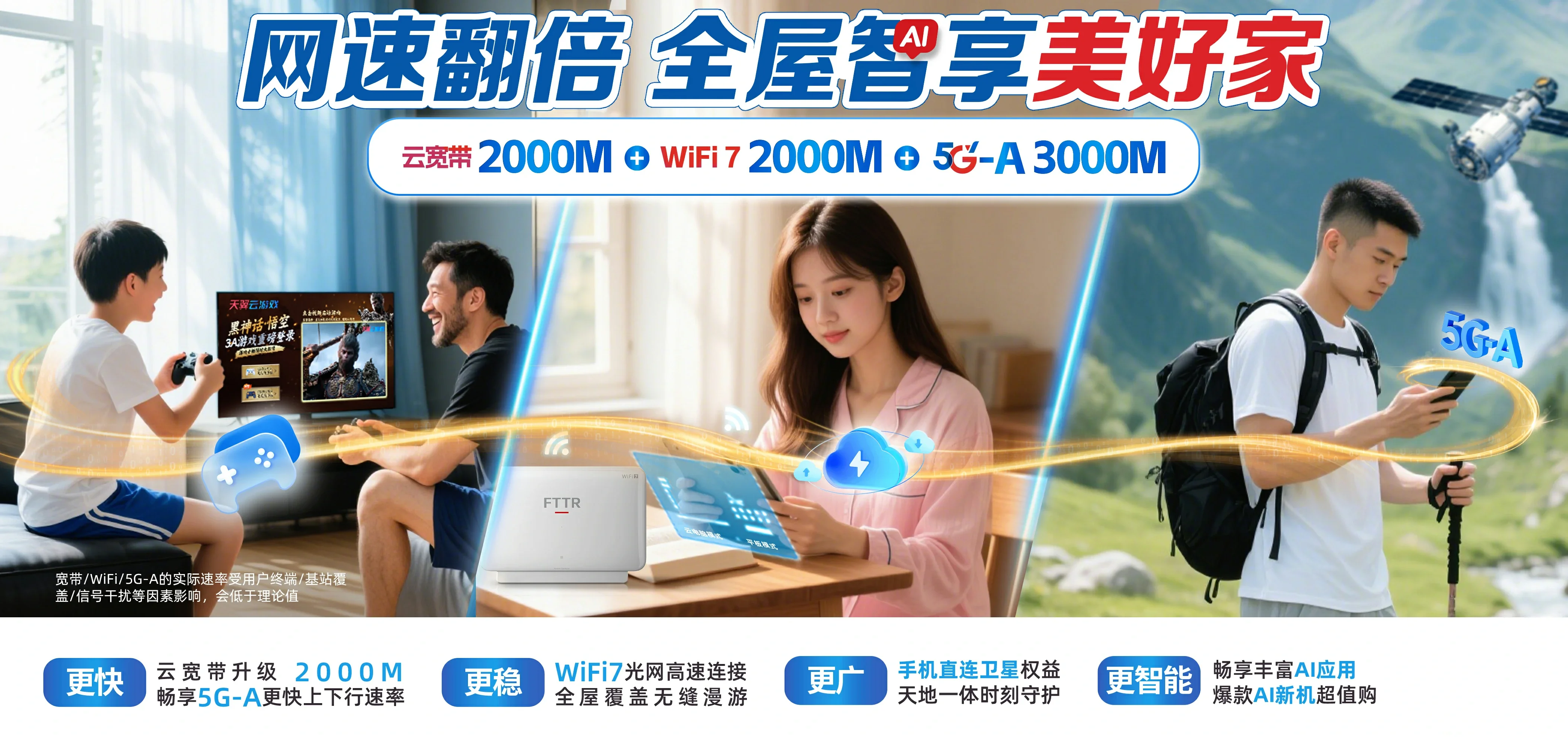 中国电信 龙南市电信宽带 宽带套餐